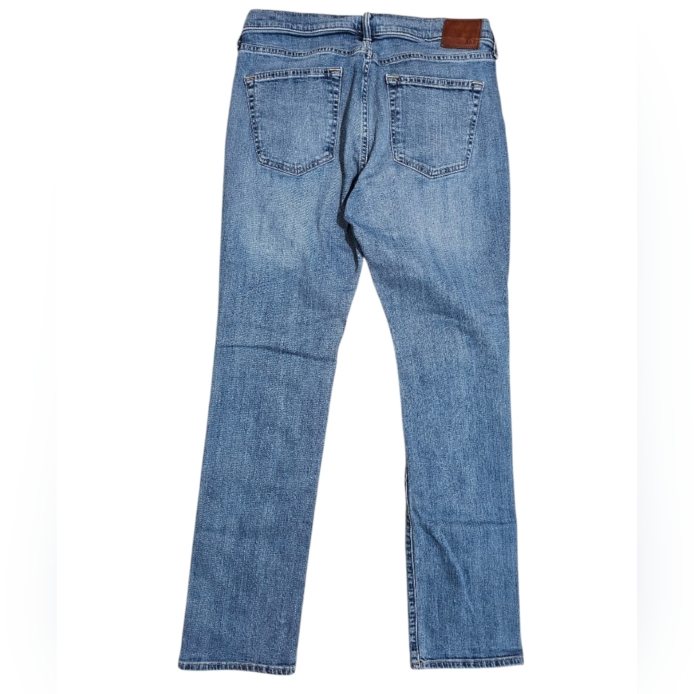Abercrombie Fitch Mens 34x34 Kennan Straight Jeans Blue Stretch Classic Denim - Picture 4 of 5